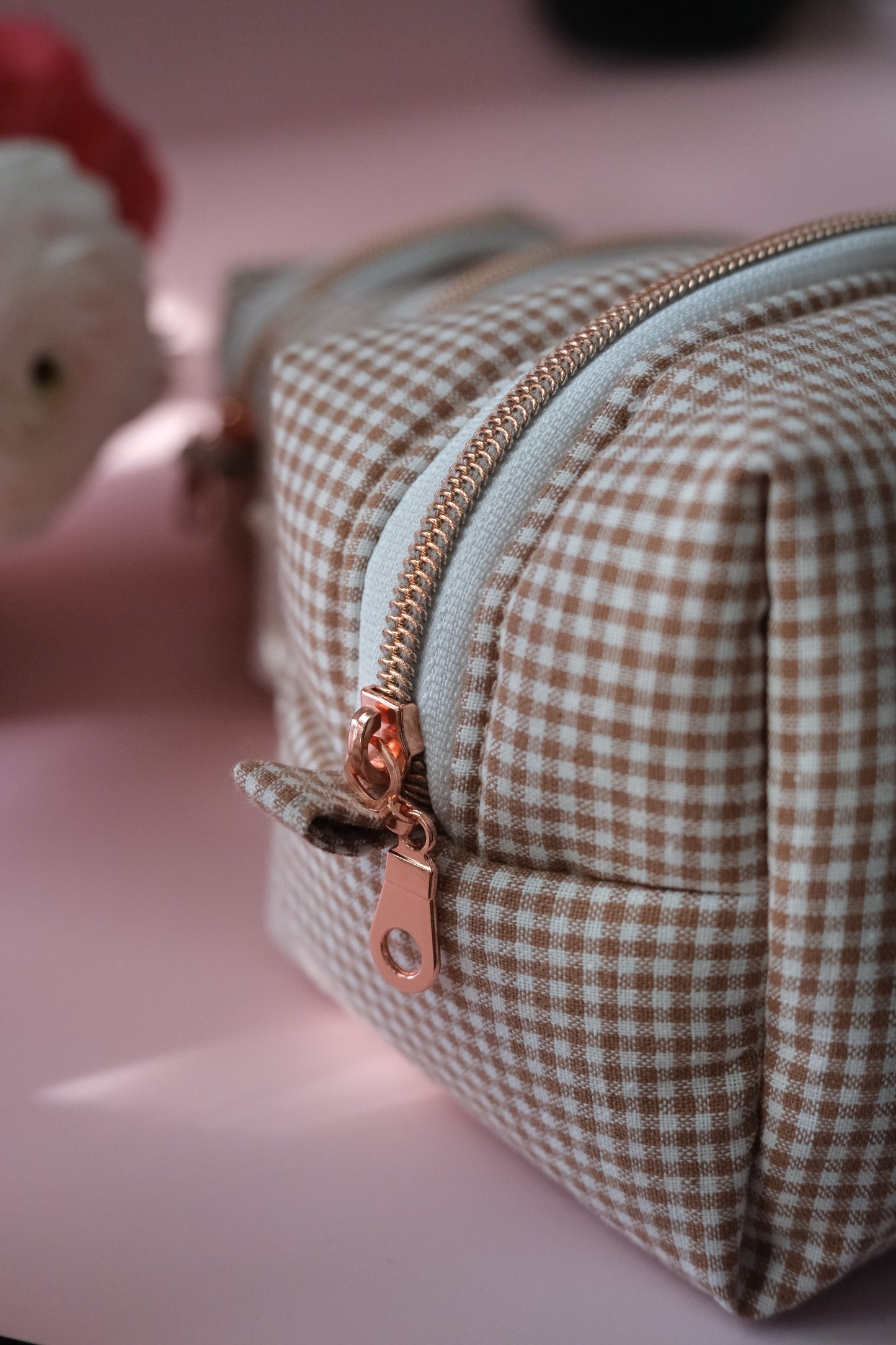 Handmade Floral Makeup Bag Set – 3 Sizes Zipper Pouch